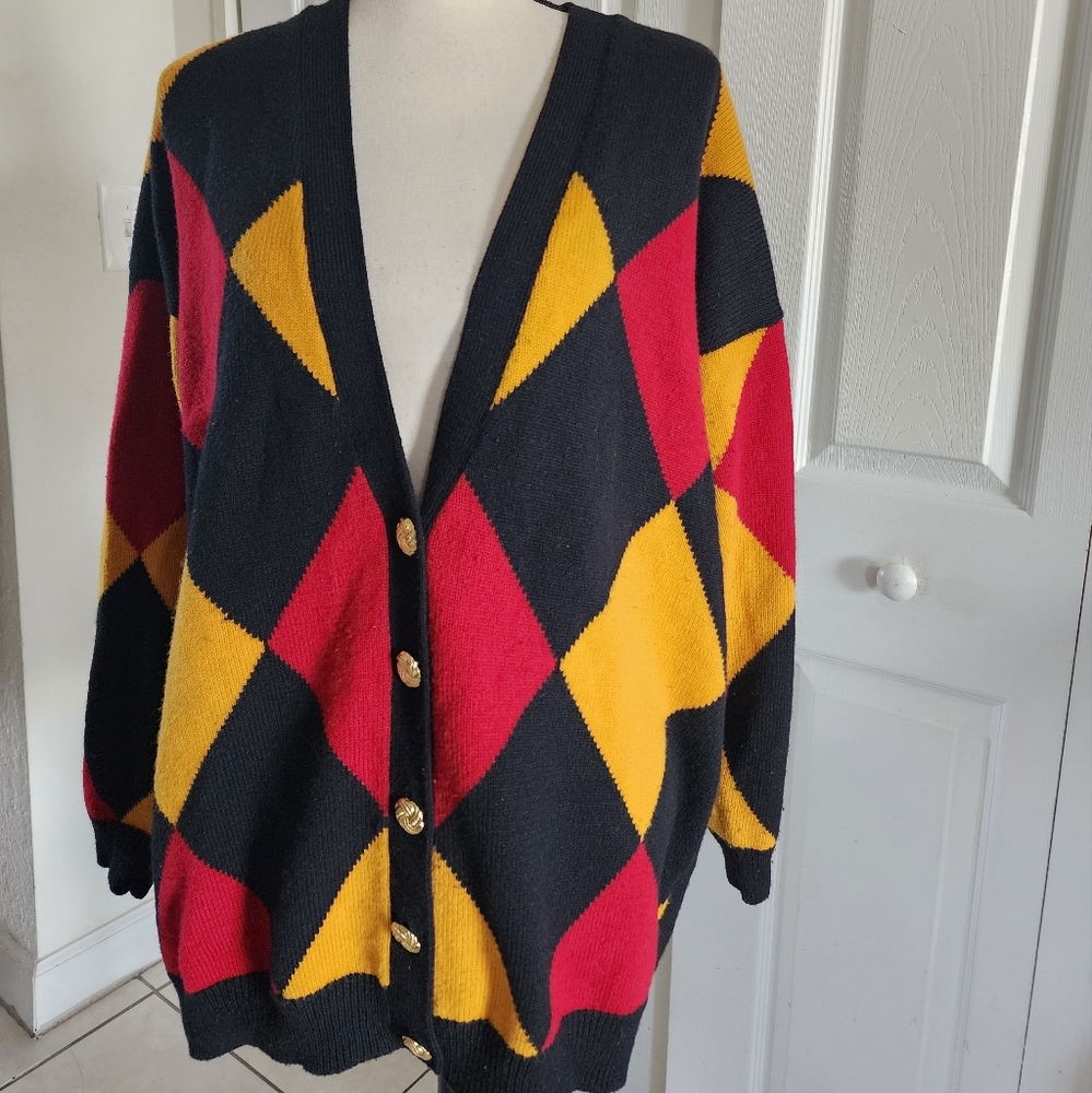 ✨️Color Block Cardigan - Picture 4 of 6